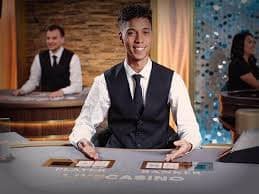 Mobile app interface showing World Cup odds and live casino