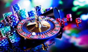 Roulette table with live dealer and chat interface